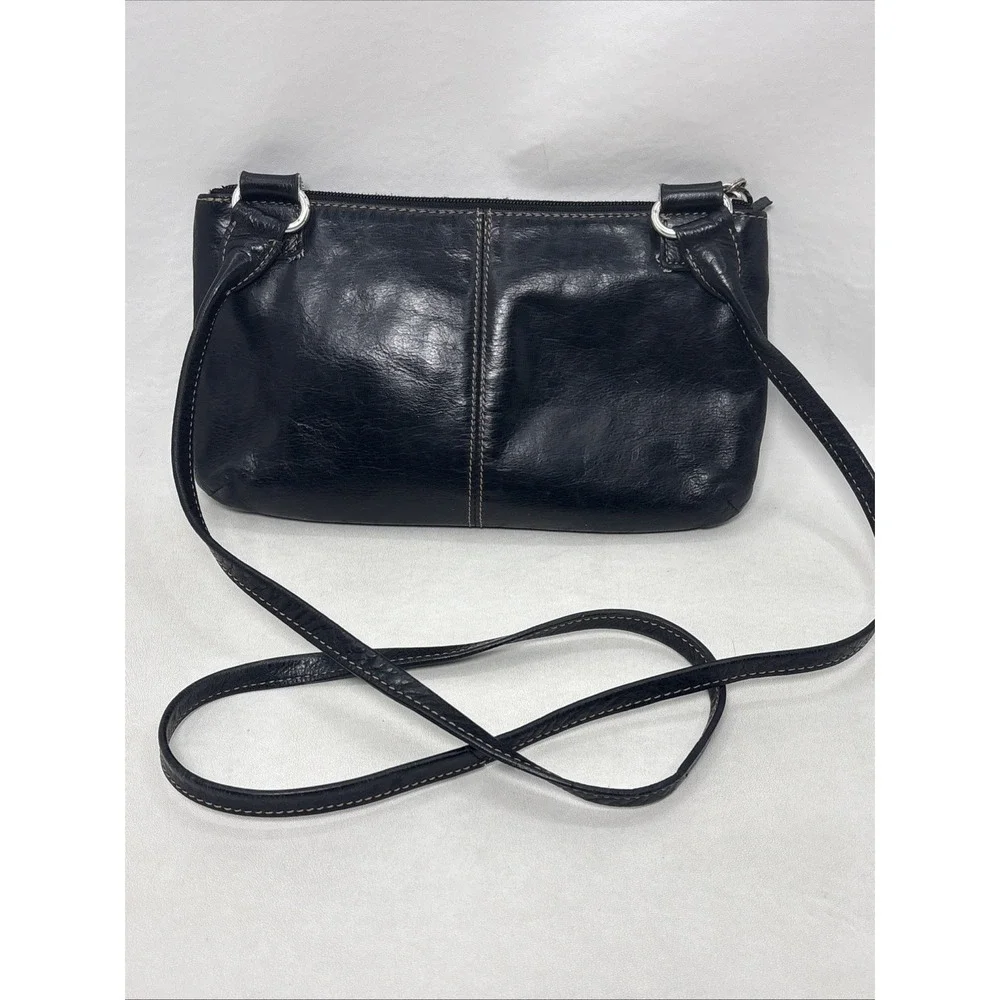 Fossil black leather